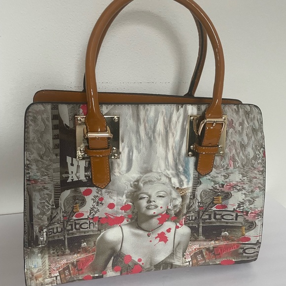 MarylinMonroe  tote/purse bag. Sharp colors. Total eye catcher. Very nice. - Picture 1 of 13